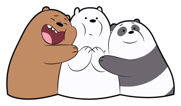 We bare Bears наклейки