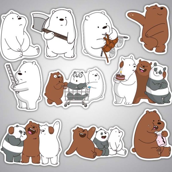 Стикеры Медвежонок