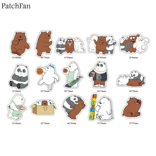 Наклейки вся правда о медведях