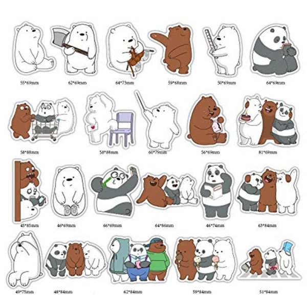 Наклейки вся правда о медведях