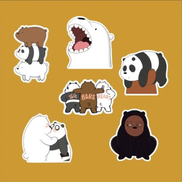 We bare Bears наклейки
