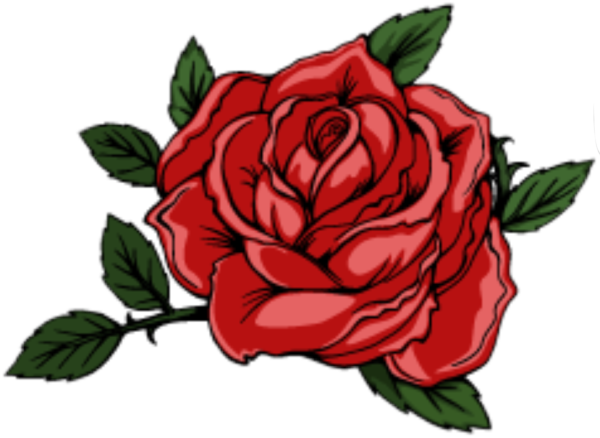 Красные розы Стикеры