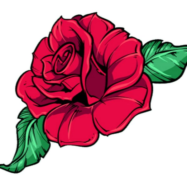 Розы мультяшные