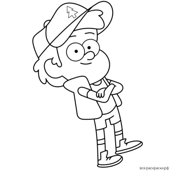 Наклейка на машину Гравити Фолз