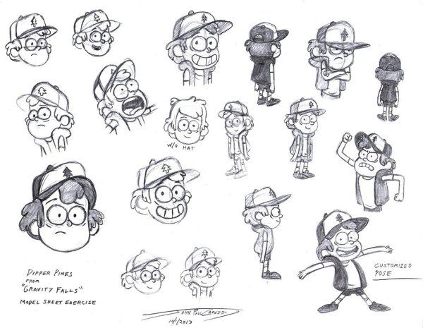 Стикеры Гравити Фолз