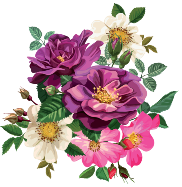 Стикеры цветы