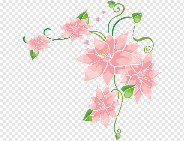 Узор цветочный угловой