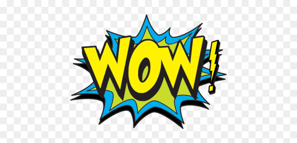 Надпись вау