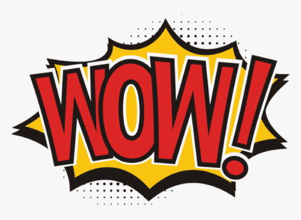 Wow надпись