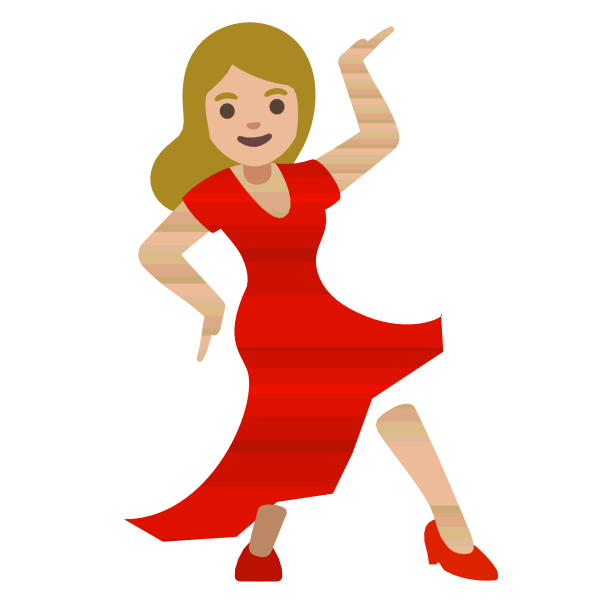 Эмодзи танцовщица