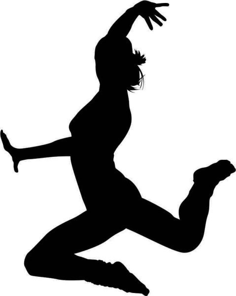 Силуэт танцора