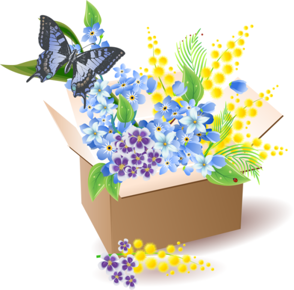 Весенние цветы в подарок