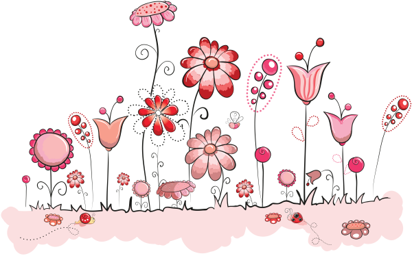 Стикер цветочек