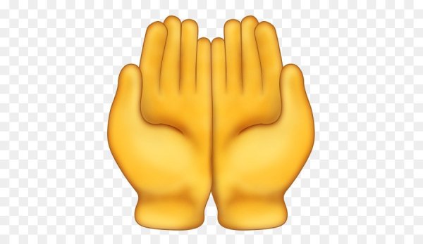 Руки в молитве смайлик