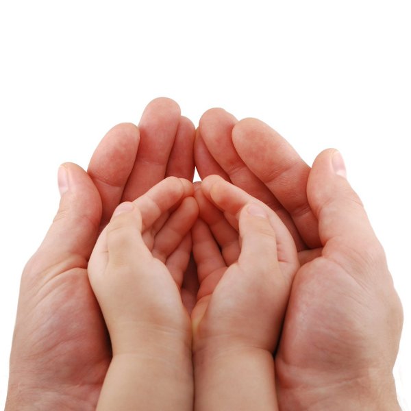 Сложенные ладони вместе