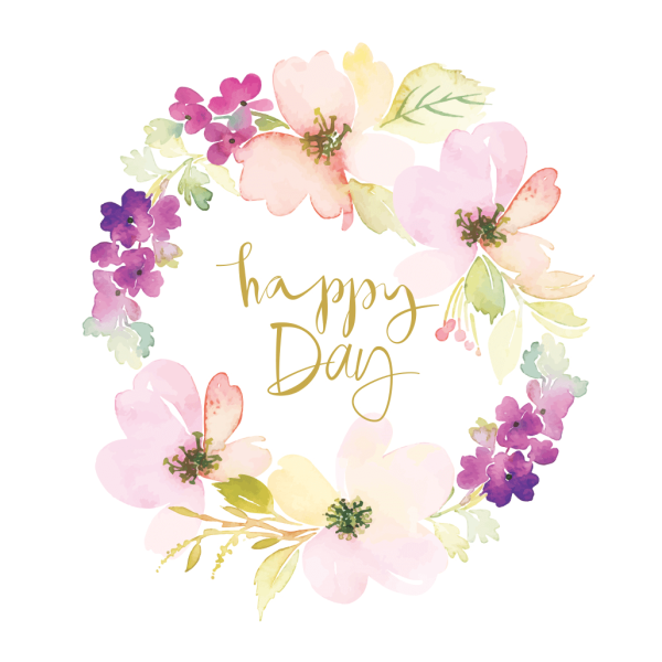 Открытка на прозрачном фоне