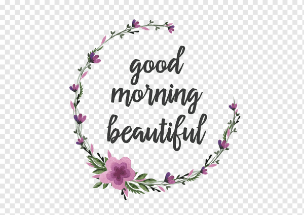 Good morning нарисовать