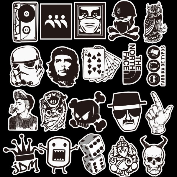 Наклейки с логотипом