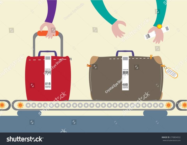 Значок ручная кладь в аэропорту