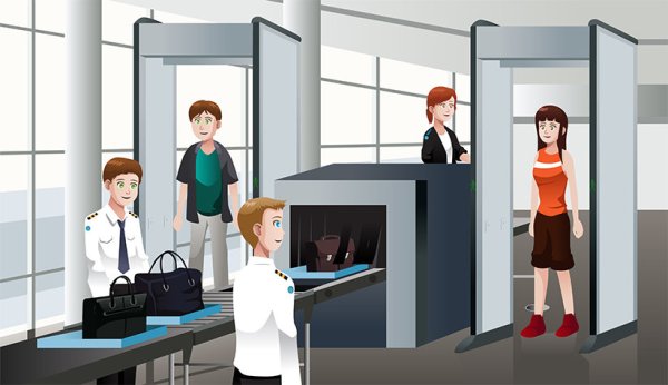 Предполетный досмотр