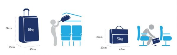 Ручная кладь в самолет под кресло