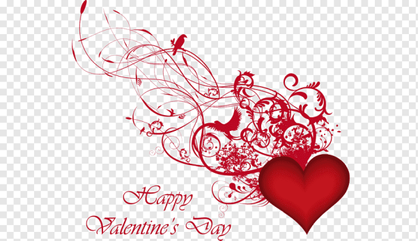 День Святого Валентина силуэт