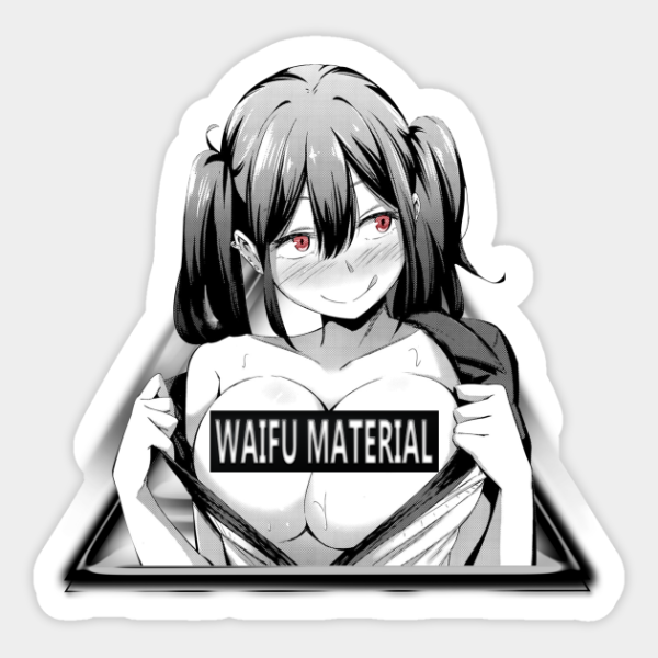 Waifu наклейки