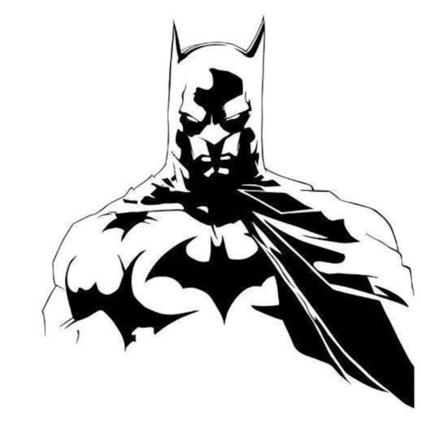 Трафарет Бэтмена