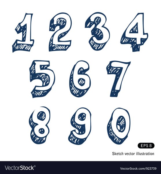 Number Sticker