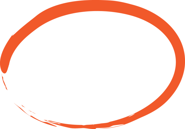 Обводка красным маркером