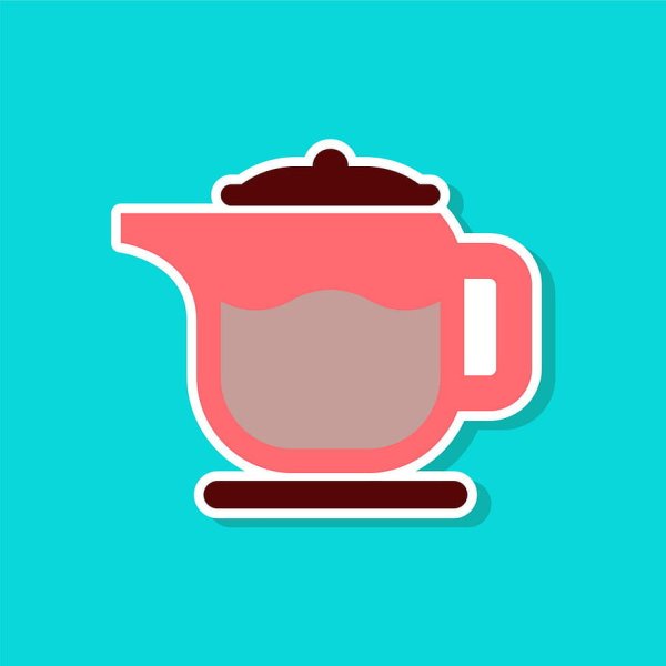 Фиолетовые Стикеры тумблер