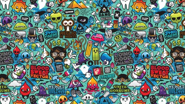 Персонаж для стикеров стикербомбинг