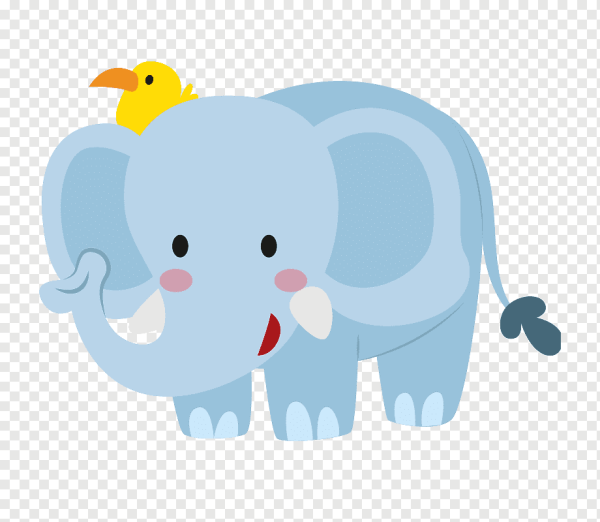 Наклейка Слоник для детей