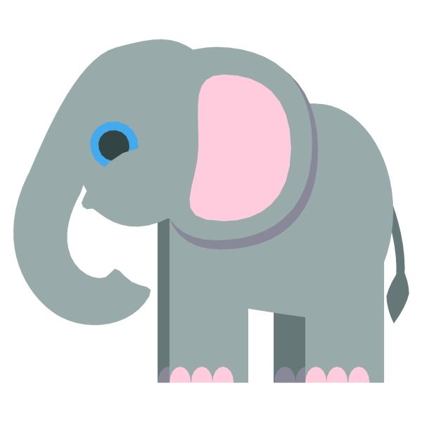 Слон стикер