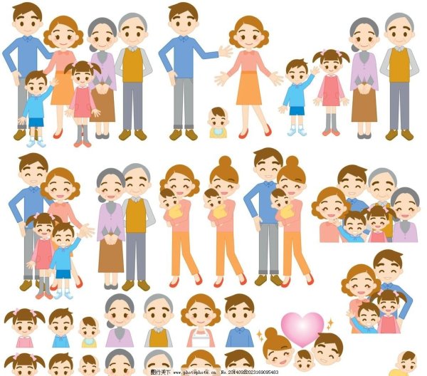 Стикеры семья