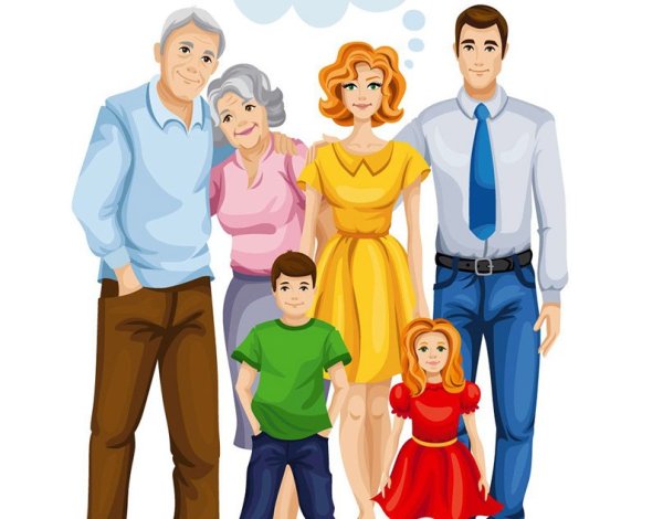 Семья вектор