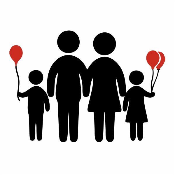 Семья силуэт