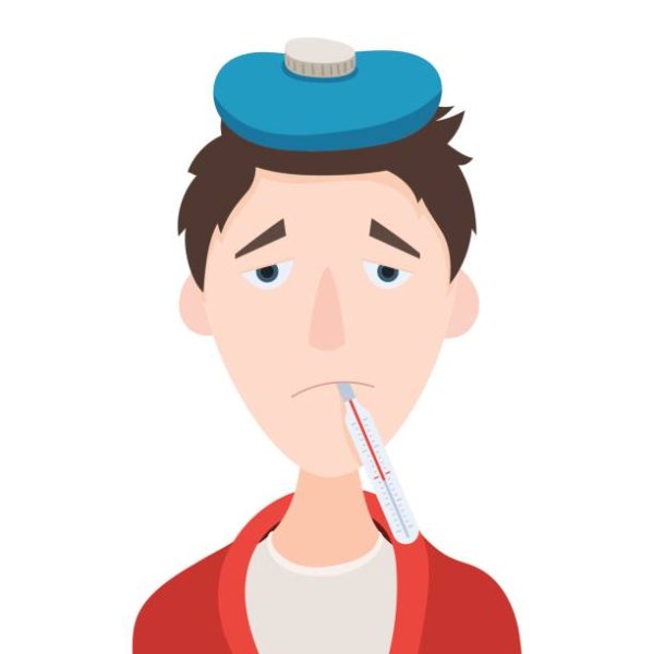 Больной человек мультяшный