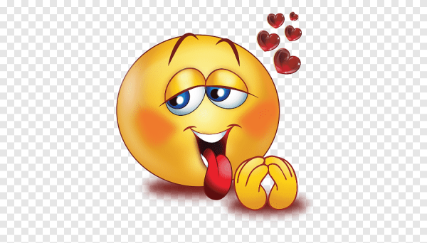 Смайлик облизывается