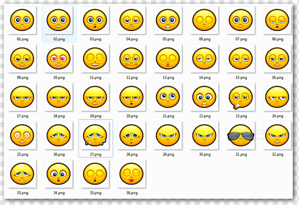 Смайлы обозначающие эмоции