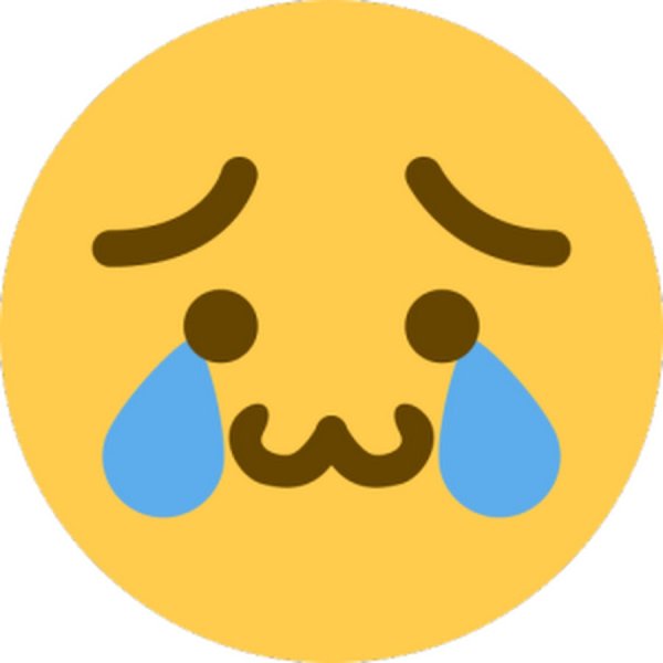 Плачущий смайлик Дискорд