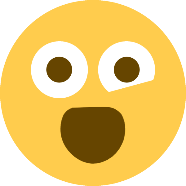 Удивленный смайлик Дискорд