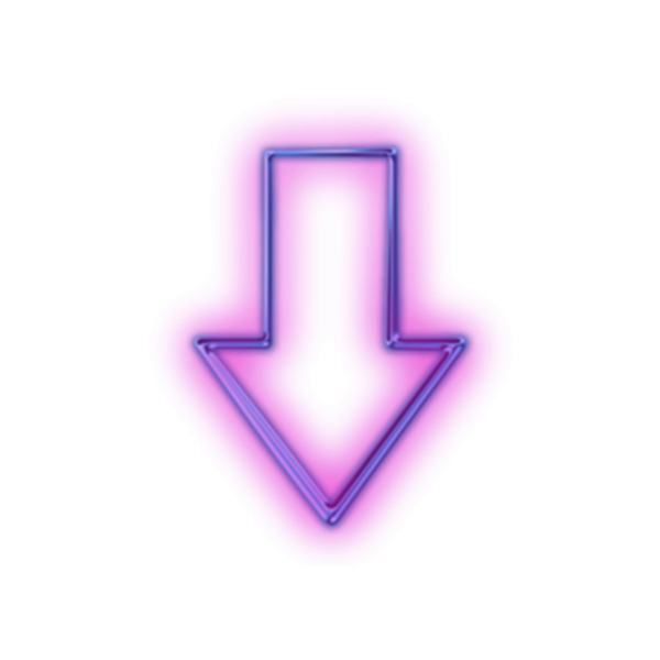 Стрелка фиолетовая неоновая