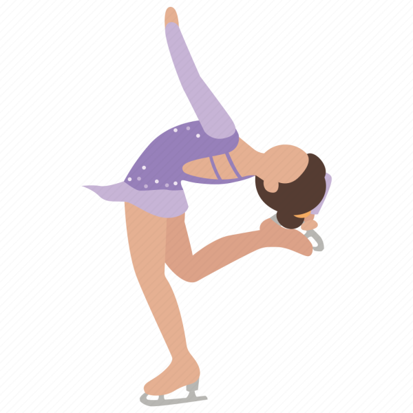 Макет фигуристки