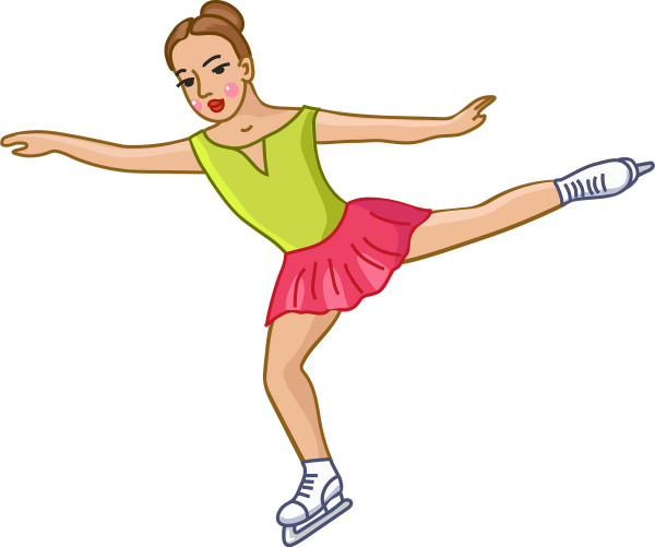 Фигуристка рисунок