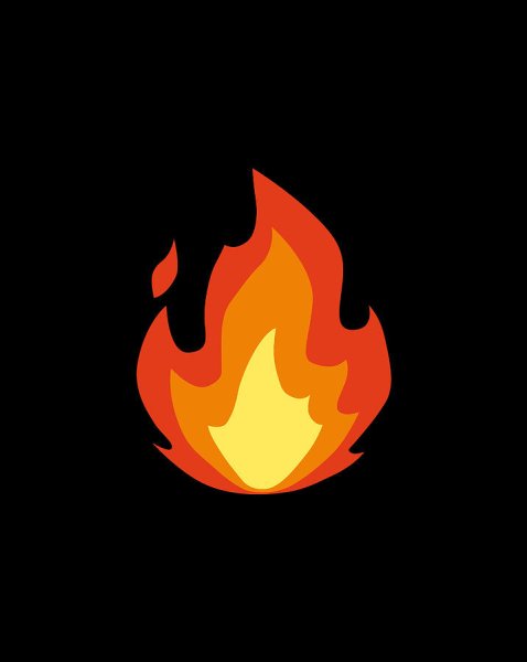 ЭМОДЖИ огонек