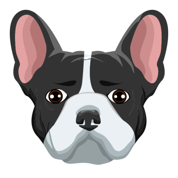 Значок «французский бульдог»