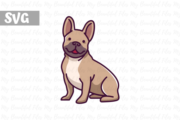 Бульдог силуэт