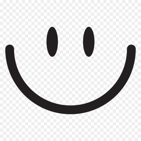 Улыбка на прозрачном фоне