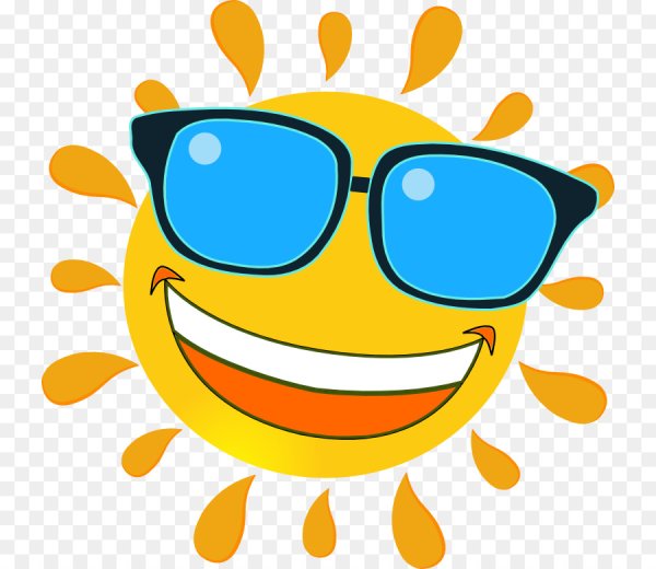 Смайл в солнечных очках
